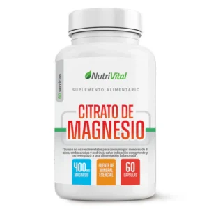 citrato de magnesio 400mg 60 capsulas